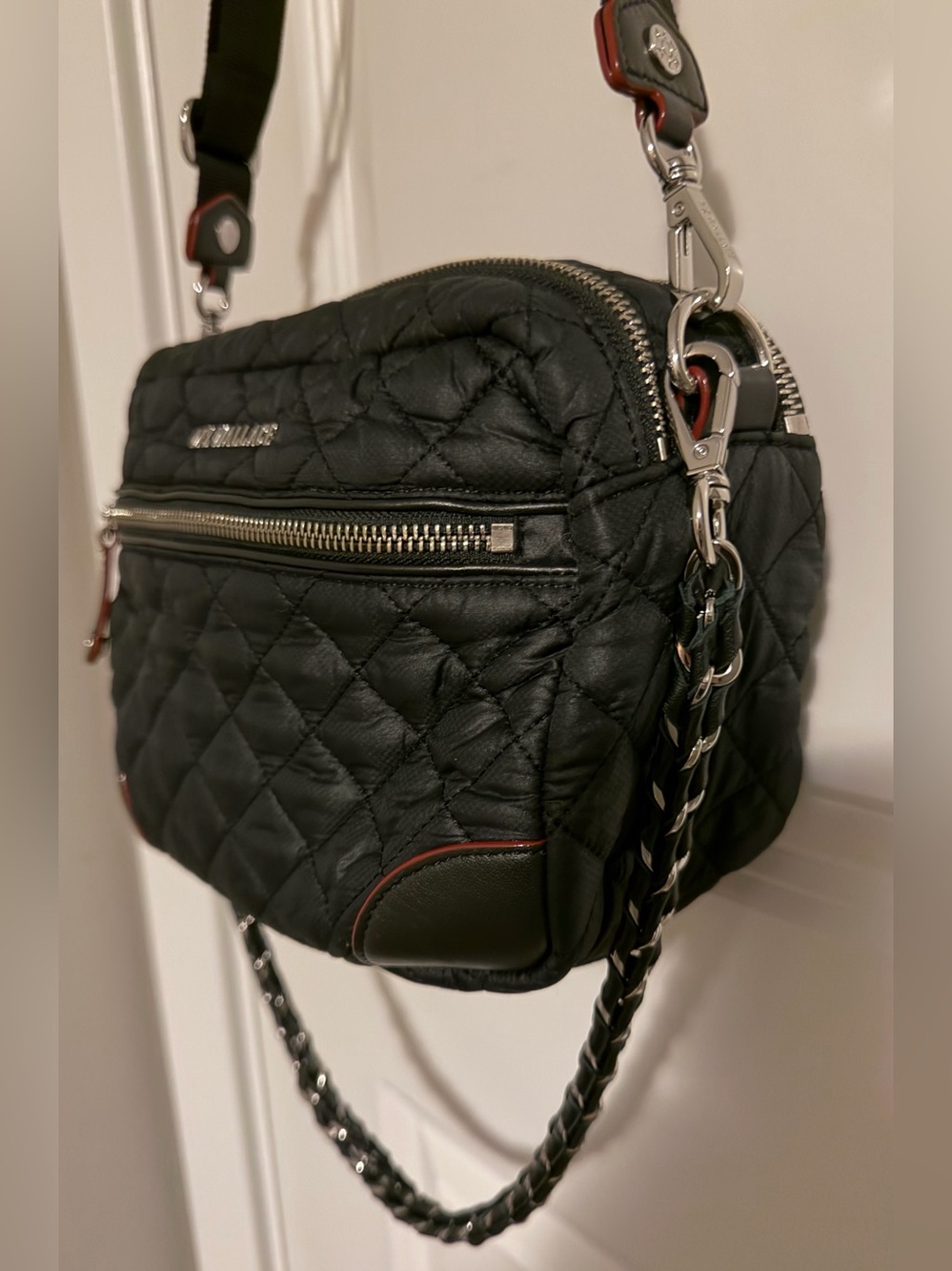 MZ Wallace Crosby Black Crossbody Bag - Picture 2 of 12